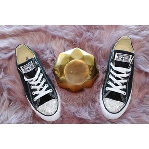 ⚡️Custom Bling Converse (Black)⚡️